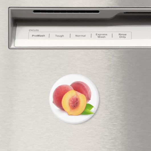 新鮮な桃 マグネット (インサイチュ (食洗機))