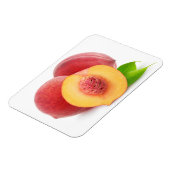 新鮮な桃 マグネット (左側)