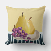 新鮮な梨 |ひねりの生モダン活 クッション (正面)