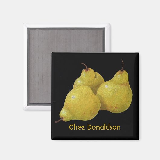 新鮮な梨 マグネット (正面/裏面)