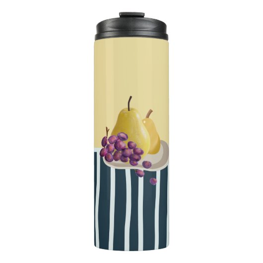 新鮮な梨 |静物モダン生 タンブラー (正面)