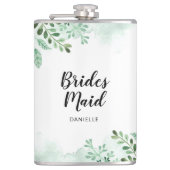 新鮮な植物性花嫁の結婚式のパーティーギフト フラスク (正面)