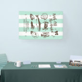 新鮮な海の幸と一緒に楽しむ独身最後の女友達パーティ 横断幕 (トレードショー)