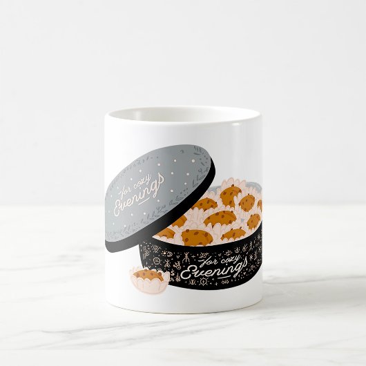 新鮮な焼いたマフィン コーヒーマグカップ