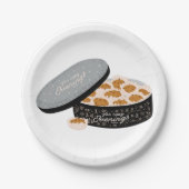 新鮮な焼いたマフィン ペーパープレート (正面)