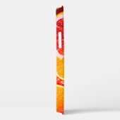 新鮮な熟したオレンジとグレープフルーツの背景黒人 Case-Mate iPhoneケース (裏面 / 右)