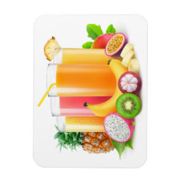 新鮮な熱帯ジュース マグネット