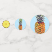 新鮮な熱帯性パイナップル果実 コンフェッティ (正面)