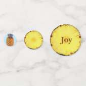 新鮮な熱帯性パイナップル果実 コンフェッティ (裏面)