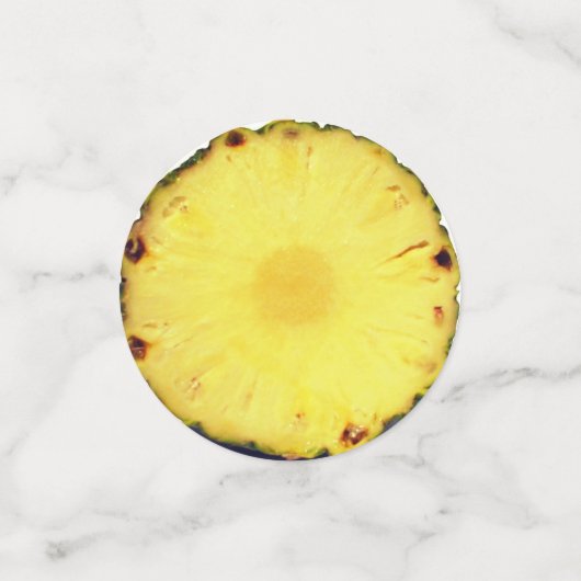 新鮮な熱帯性パイナップル果実 コンフェッティ (スモール正面)