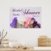 新鮮な甘いエンドウブライダルシャワー ポスター (キッチン)