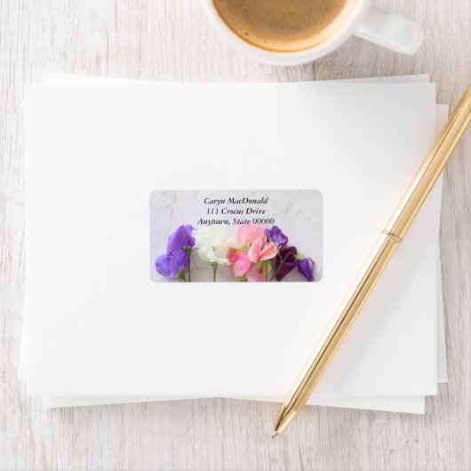 新鮮な甘いエンドウ ラベル (インサイチュ)