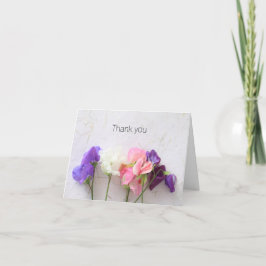 新鮮な甘いピー感謝していス サンキューカード