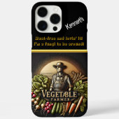 新鮮な生産を持つ献身的な農家 Case-Mate iPhoneケース (裏面)