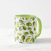 新鮮な緑の果実 マグカップ (正面右)