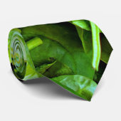 新鮮な緑色のホウレンソウのサラダパターン ネクタイ (ロール)