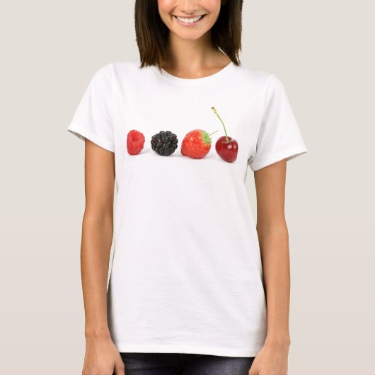 新鮮な美味しい果実 Tシャツ (正面)