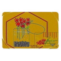 「新鮮な花はいつも私の日を作る」 4 x 6マグネット