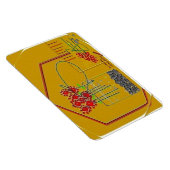 「新鮮な花はいつも私の日を作る」 4 x 6マグネット マグネット (右側)