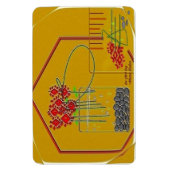 「新鮮な花はいつも私の日を作る」 4 x 6マグネット マグネット (縦)