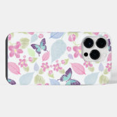 新鮮な花柄  iPhoneケース (裏面横)