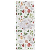 新鮮な花模様 ワインギフトバッグ (裏面)