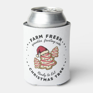 新鮮な農場のクリスマスツリーのクッキー フロスティング クリスマス 缶クーラー