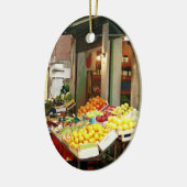 新鮮な農産物 セラミックオーナメント (左)