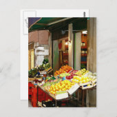 新鮮な農産物 ポストカード (正面/裏面)