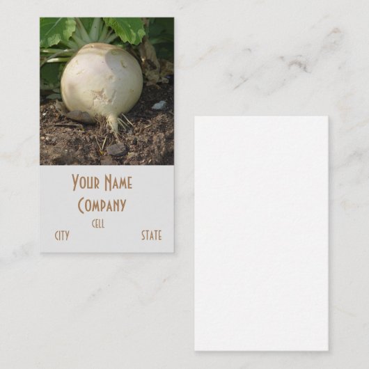 新鮮な農産物 名刺 (正面/裏面)