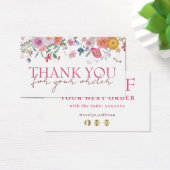 新鮮な野感謝してい花の割引カード (デスク)