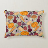 新鮮な野菜からのレトロの背景 アクセントクッション (正面)