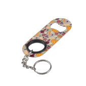 新鮮な野菜からのレトロの背景 キーホルダー栓抜き (裏面アングル)