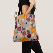 新鮮な野菜からのレトロの背景 トートバッグ (クローズアップ)