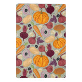 新鮮な野菜からのレトロの背景 ミニクリップボード (裏面)