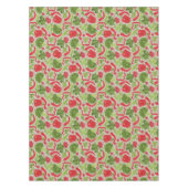 新鮮な野菜からの明るいパターン テーブルクロス (正面)