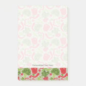 新鮮な野菜からの明るいパターン ポストイット (正面)