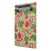 新鮮な野菜からの明るいパターン ミニクリップボード (アングル2)