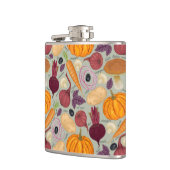 新鮮な野菜のレトロ背景 フラスク (左)