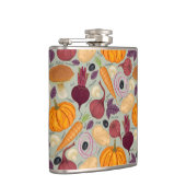 新鮮な野菜のレトロ背景 フラスク (右)