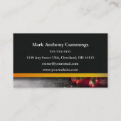 新鮮な野菜の新しいカフェの名刺 名刺 (裏面)