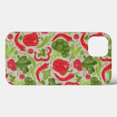 新鮮な野菜の鮮やかなパターン Case-Mate iPhoneケース (裏面 (横))