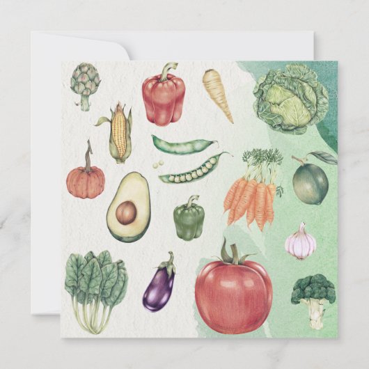 新鮮な野菜 (裏面)