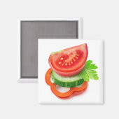 新鮮な野菜 マグネット (正面/裏面)