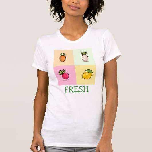 新鮮な野菜 Tシャツ (正面)