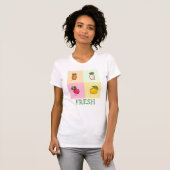 新鮮な野菜 Tシャツ (正面フル)
