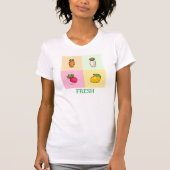 新鮮な野菜 Tシャツ (正面)
