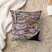 新鮮な魚との友好 クッション (ブランケット)