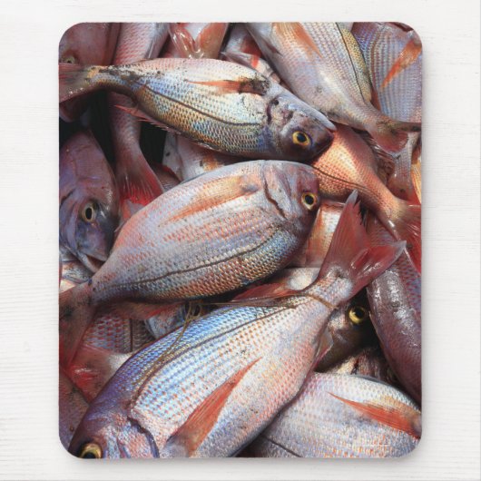 新鮮な魚 マウスパッド (正面)