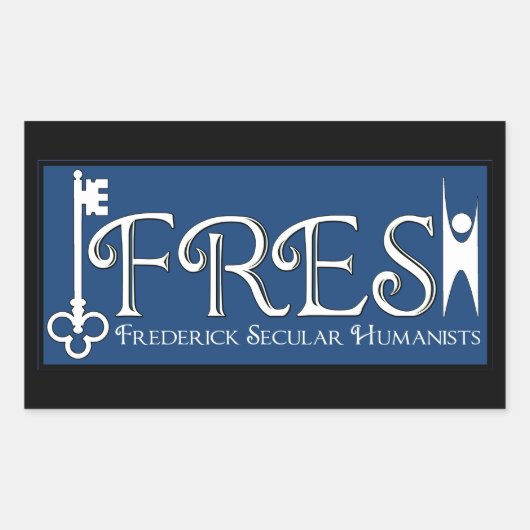 新鮮な 長方形シール (正面)